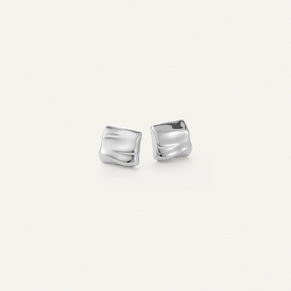 Jenny Bird Saundra Silver Tone Earrings
